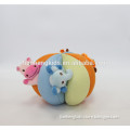 6x6 inch mesh ball plush toy for infant and child